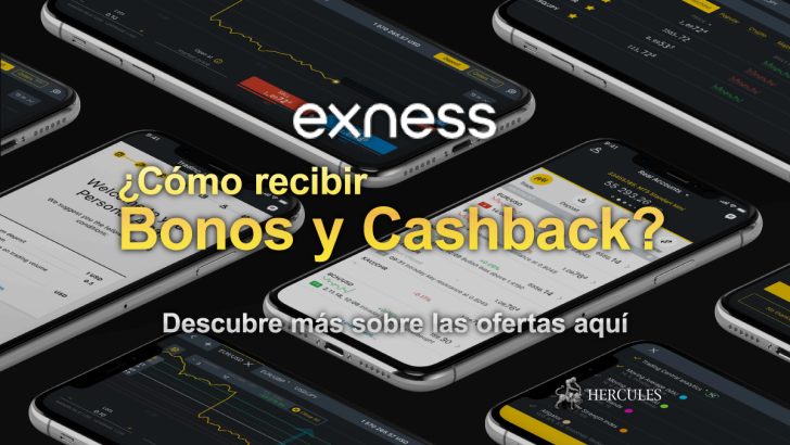 Cómo recibir Bonos y Cashback en la cuenta de Exness