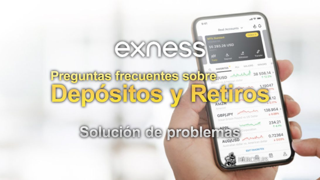 Preguntas frecuentes sobre depósitos y retiros para traders de Exness | Solución de problemas