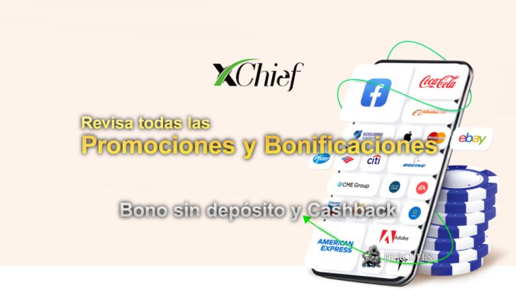 Revisa todas las promociones y bonificaciones de xChief Bono sin depósito, Cashback y Puntos de Lealtad