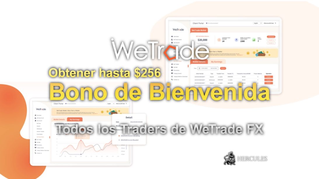 WeTrade-FX-Bono-de-Bienvenida-de-$256