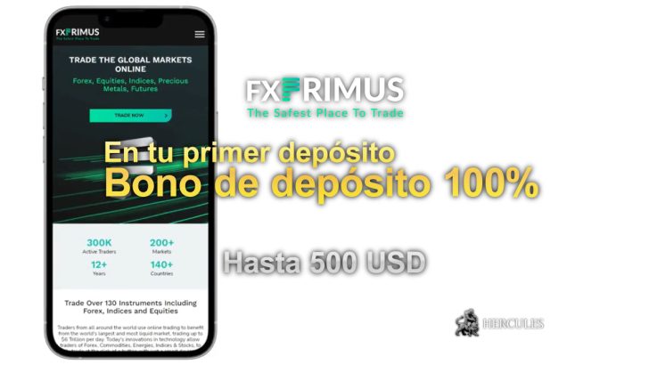 FXPRIMUS Bonus del 100