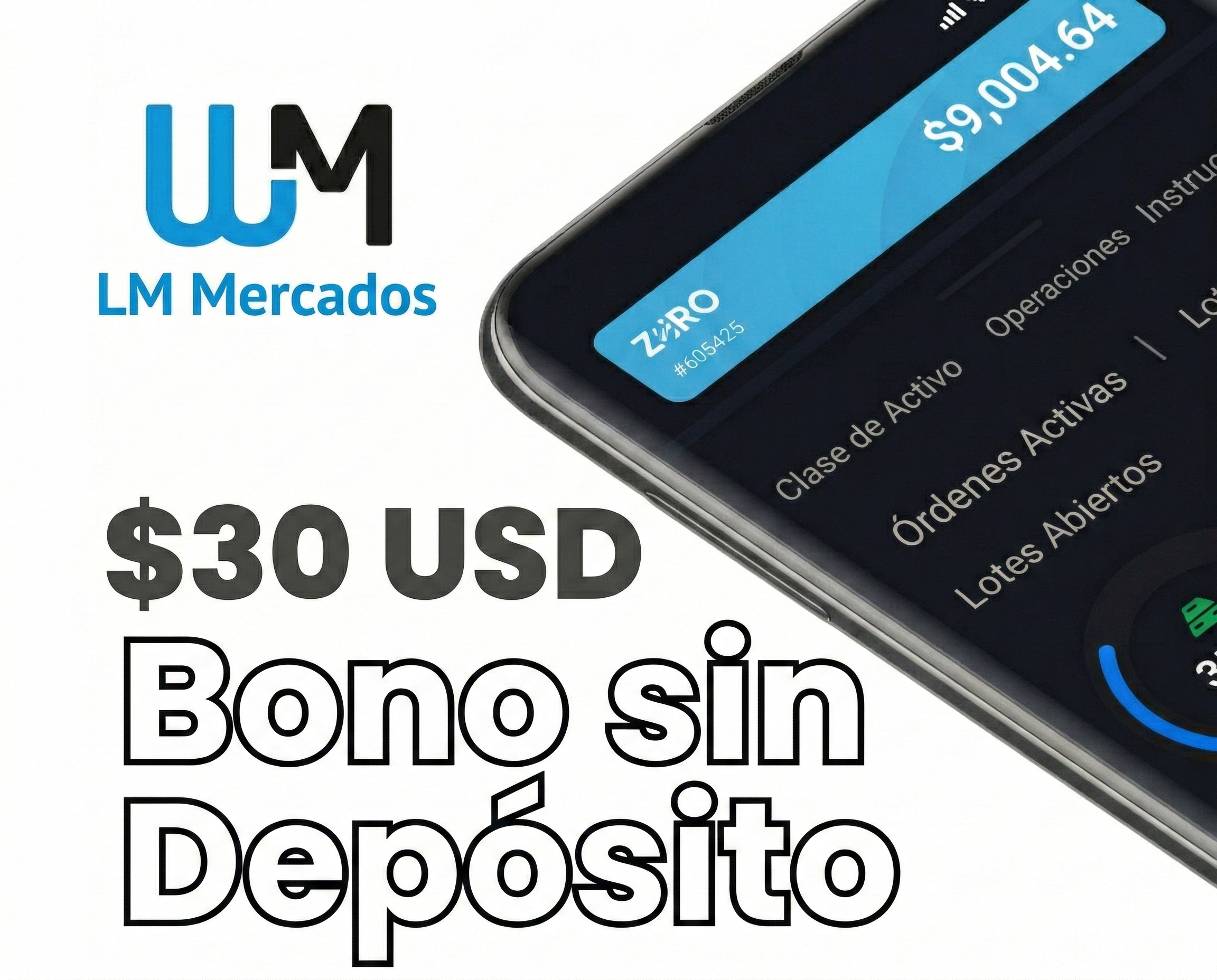 Bono de bienvenida de 30 $ de WMMarkets - Bono de Bienvenida de $30 de WM Markets: Reglas de trading sin depósito y solicitud.
