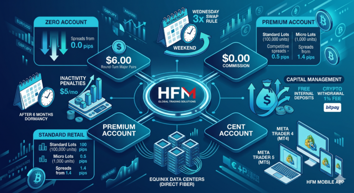 HFM Report Spread, Swap Cost, Funding Fees and other Commissions