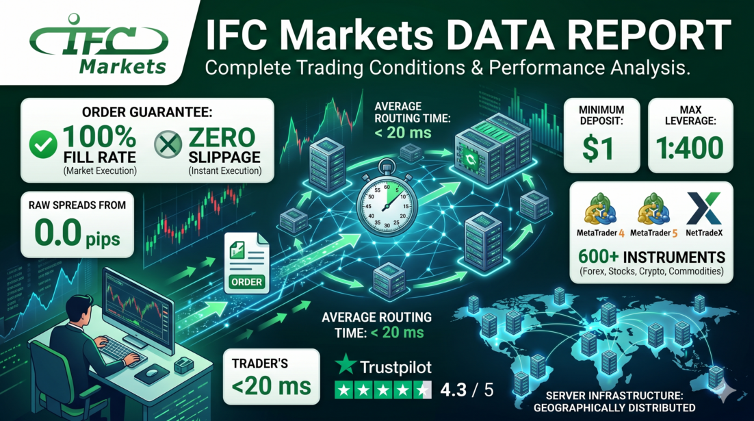 Informe de IFCMarkets de : Velocidad de Ejecución, Deslizamiento (Slippage), Rechazo de Órdenes/Recotizaciones (Requotes), etc.