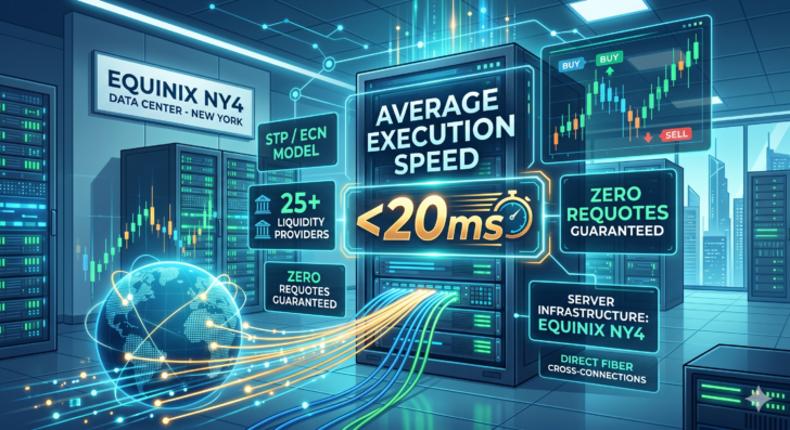 Reporte de Ultima Markets de : Velocidad de ejecución, deslizamiento (slippage), rechazo de órdenes/recotizaciones (requotes), etc.