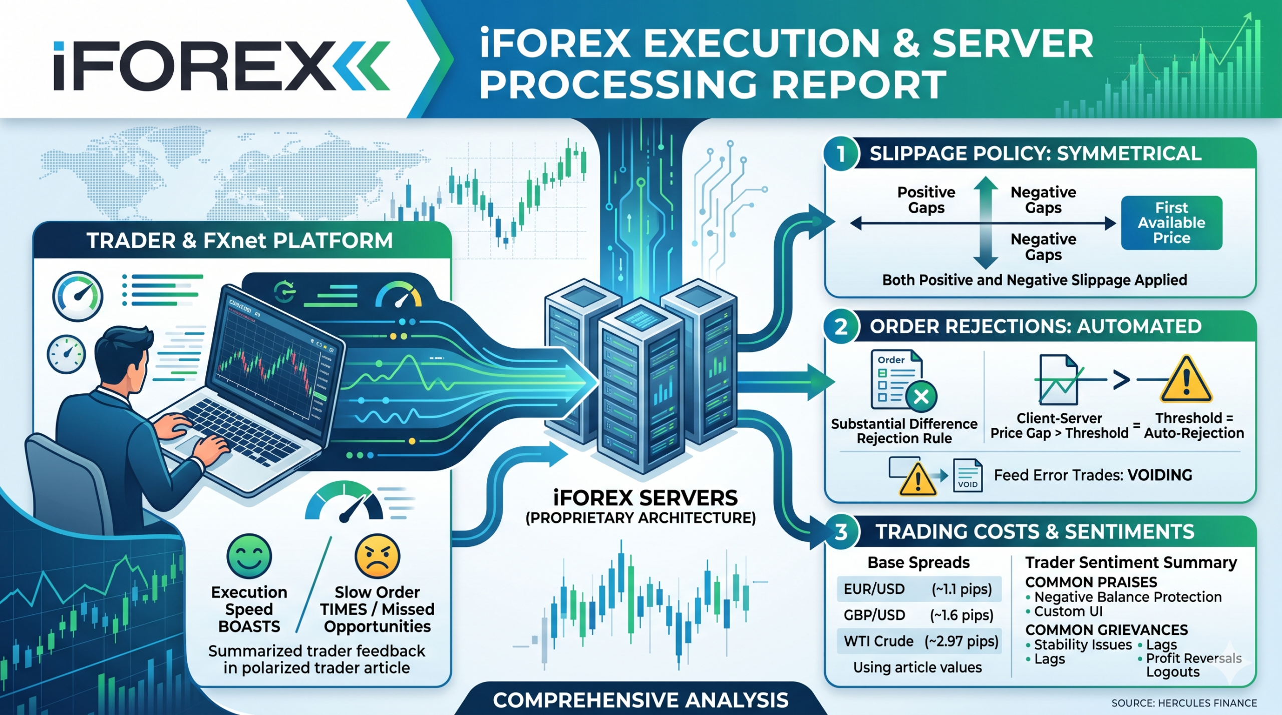 iFOREX - Informe de iForex de mayo de 2026: Velocidad de ejecución, deslizamiento (slippage), rechazo de órdenes/recotizaciones (requotes), etc.