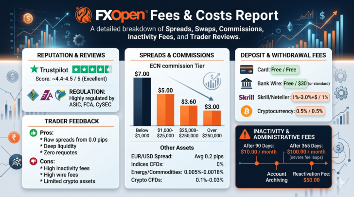 Informe de FXOpen de Velocidad de ejecución, Slippage (deslizamiento), Rechazo de órdenes/Requotes (recotizaciones), etc.