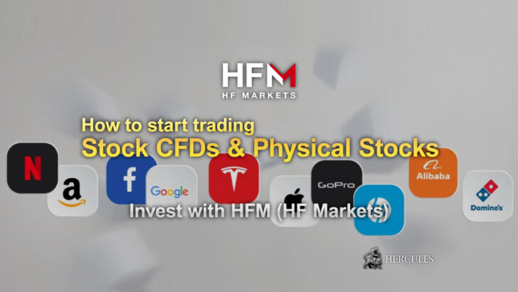 CFDs de acciones y acciones DMA en HFM